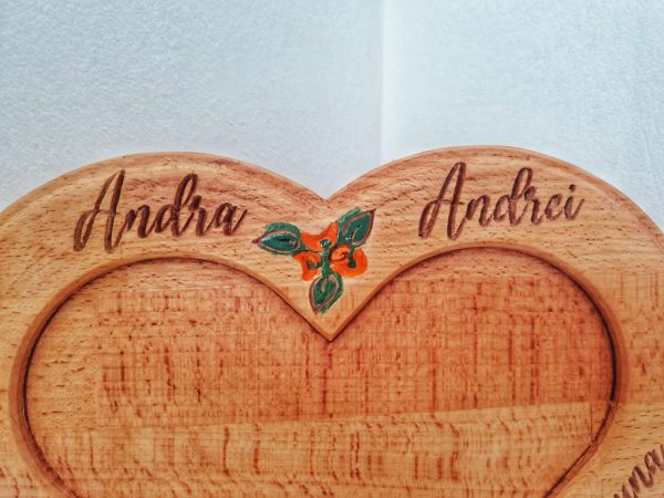 Tablou personalizat- heart shape cu fotografie - Image 3
